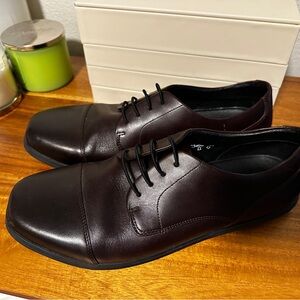 Birchbury Brenston Dark Brown Barefoot dress shoes size 13